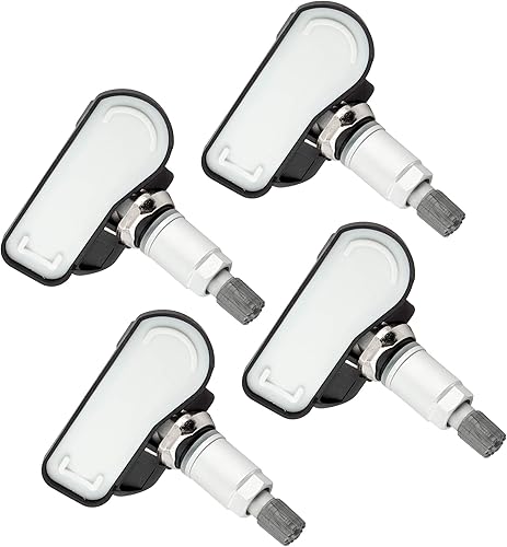 BOXI Qty(4) Sensor de presión de neumáticos TPMS para Mercedes-Benz C E S CL CLA CLS G GL GLK Smart Fortwo A0009050030Q05 A0009050030 (paquete de 4)