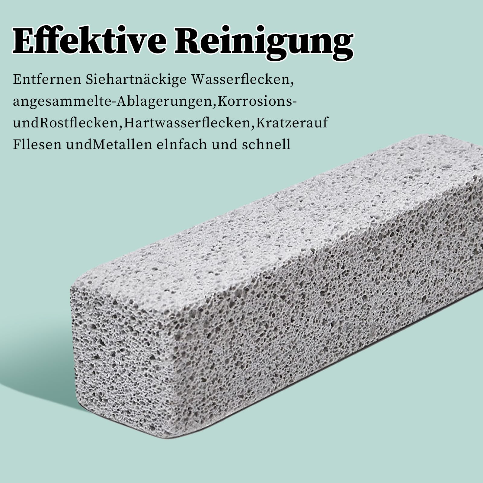 Cleaning Block WC, piedra de limpieza para inodoro con asa, 4 unidades de piedra pómez con mango, piedra de limpieza profunda, limpiador de marcas de agua dura