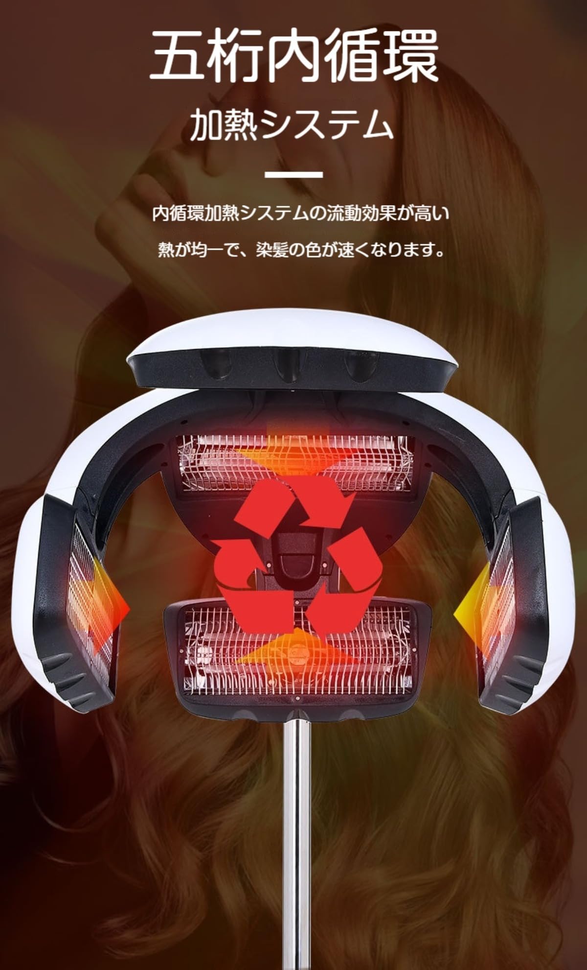 Amazon | [JAFUA] 多機能 スタンドアップ 美容ヒーター カラー