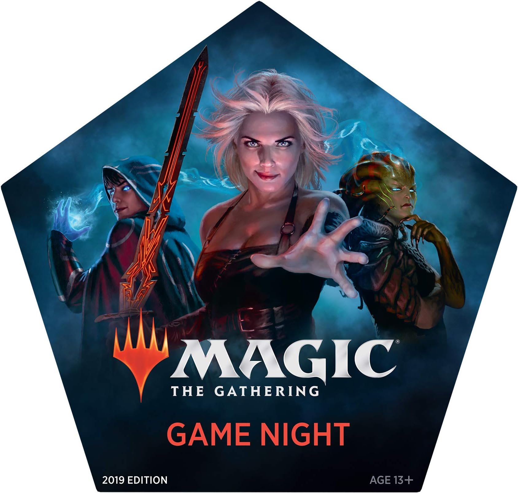 Magic The Gathering : Game Night 2019 | Card Game For 2–5 Players | 5 Decks | 5 Dice | Accessories