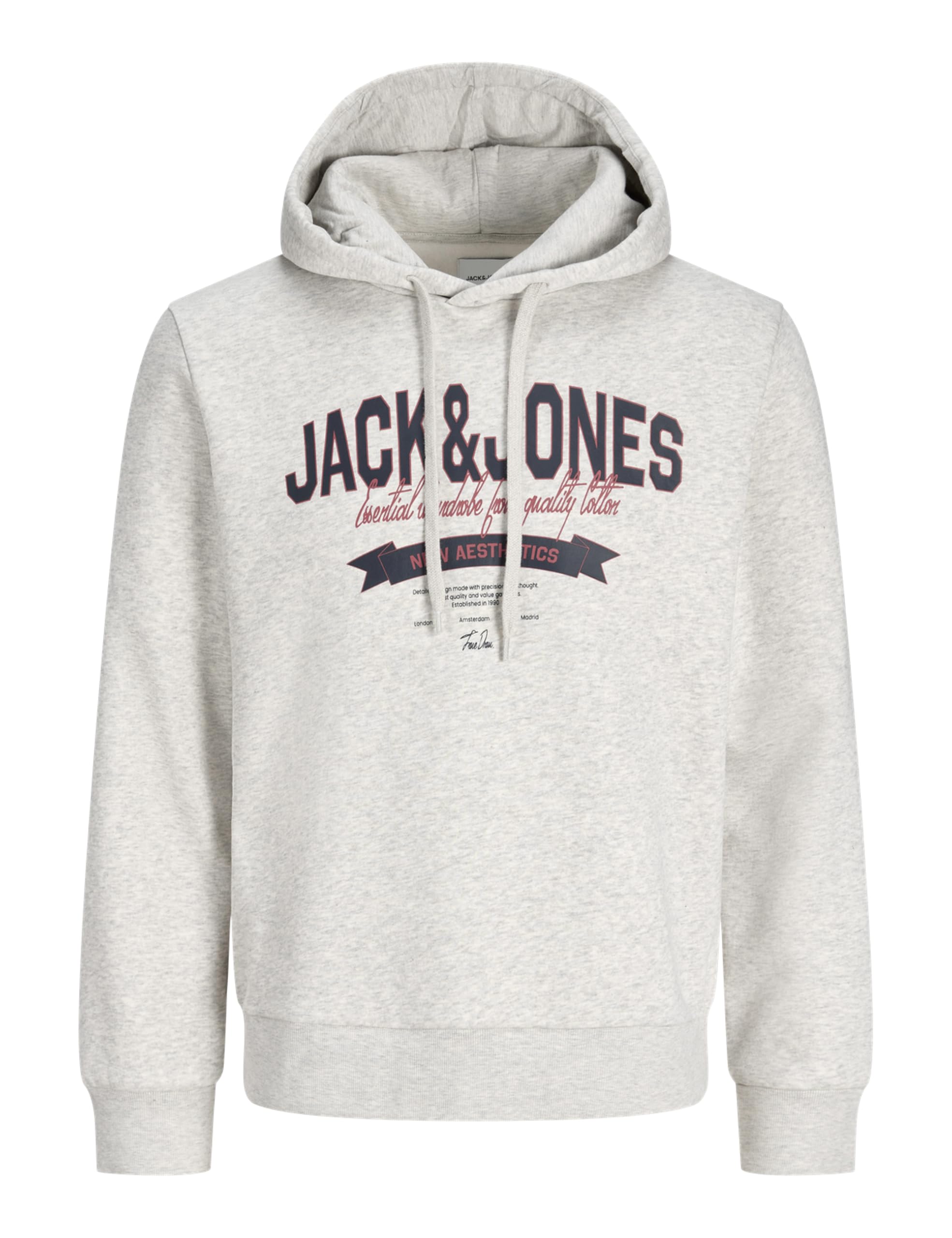 JACK & JONES Jjelogo Sweat Hood 2 Col 25/26 2Pk Mp