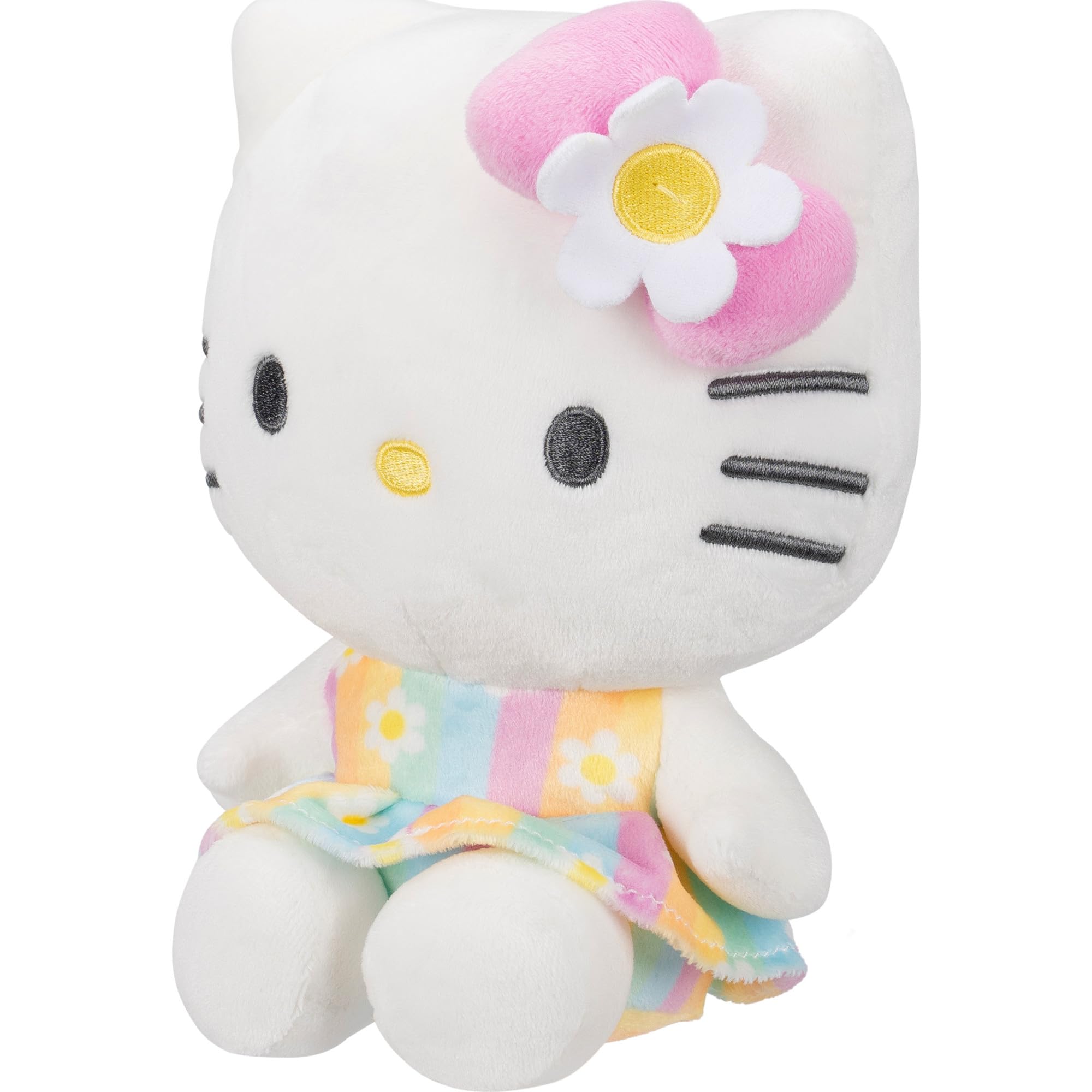 Jazwares Hello Kitty® and Friends - 8-Inch Hello Kitty Pastel Florals Plush - Officially Licensed Sanrio® Product from Ages 6+ - 3