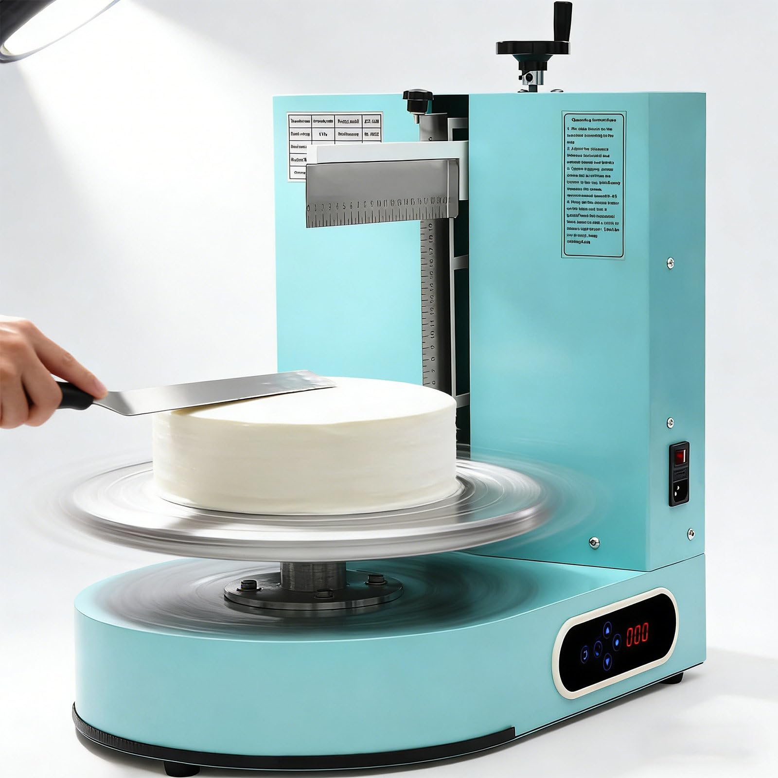 Spandiconcime elettrico e decoratore per torte con velocità regolabile per cottura professionale