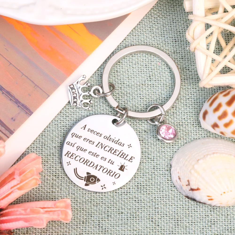 Llaveros Motivador para Mujer Regalos Cumpleaños Inspirador Colega Graduación Amigo Originales Navidad