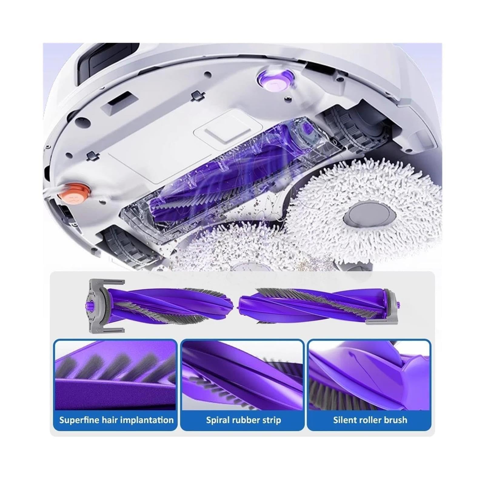 Cepillo De Rodillo Principal, Compatible con Robot Aspirador Narwal Freo X Ultra Freo X Plus Freo Z Ultra Flow J4 Lite J5 J5X J6(2 Pack)