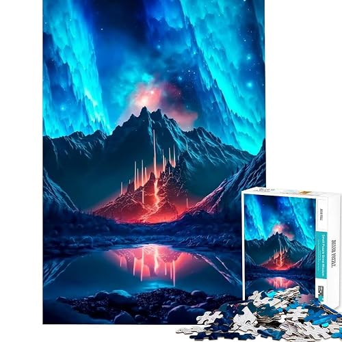 Rompecabezas de 1000 Piezas Montañas Azules Juguetes adictivos para Cultivar la Paciencia Juegos relajantes…