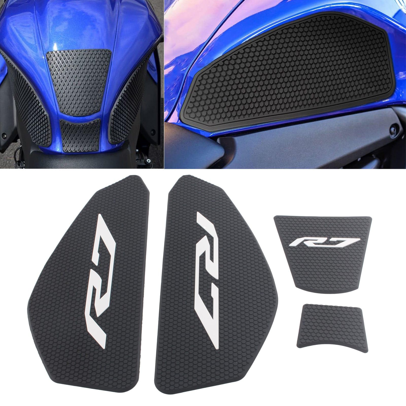 Amazon.com: FINMOKAL Anti-Slip Fuel Tank Pad Sticker Tank Knee
