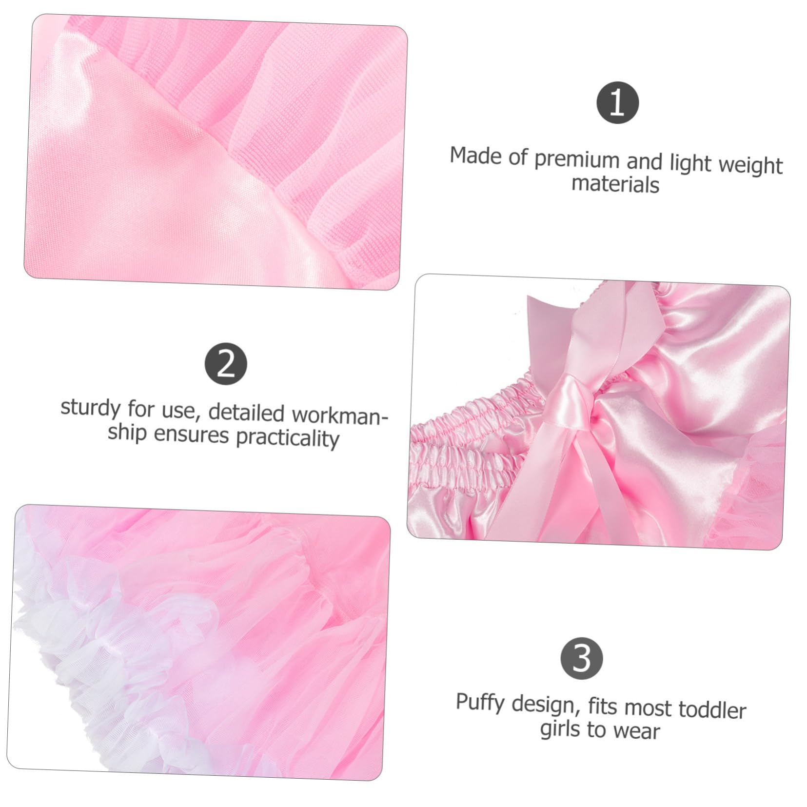 LIFKOME Gonna in Tulle Boho Per Bambine Abito in Tulle Kawaii Gonna in Per Bambine Principessa Festa Accessorio Fotografico