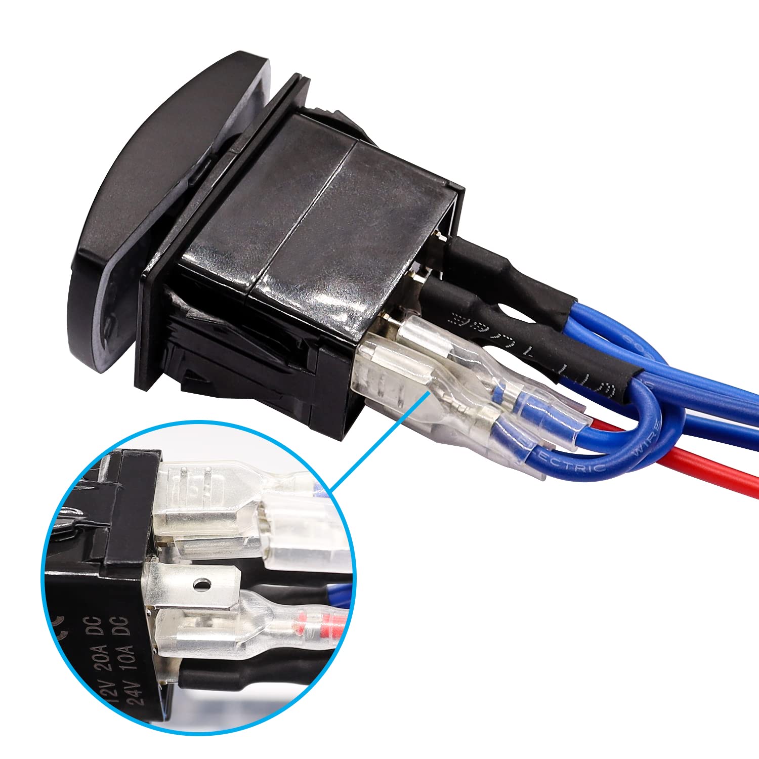 みろりです Amazon.co.jp: Hmknana モーメンタリ極性リバーススイッチ 12V