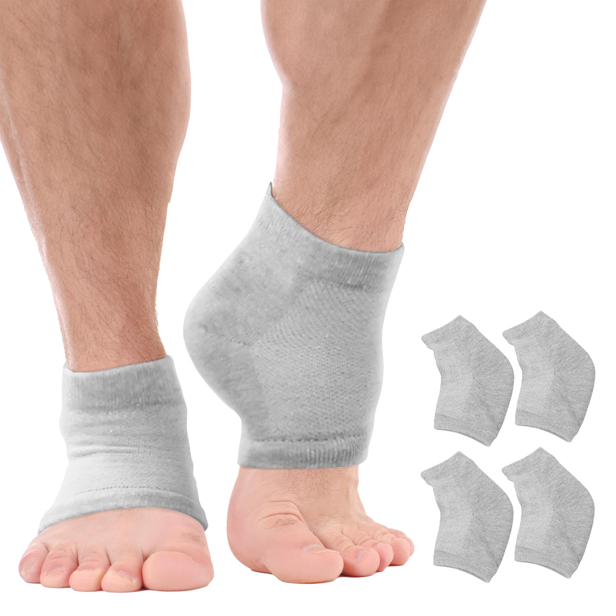 Moisturizing Socks for Men & Women | Aloe Vera Cracked Heel Treatment | Foot Callus Remover | Aloe Socks for Cracked Heels & Dry Feet | Lotion Infused