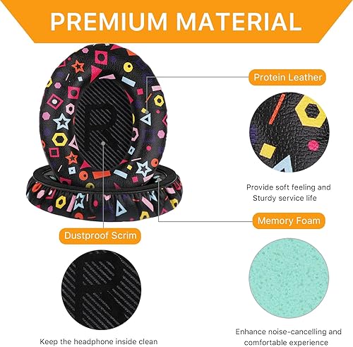 Miniatura 13 de Almohadillas de repuesto para auriculares Bose QuietComfort 35 (QC35) y Quiet Comfort 35 II (QC 35 iii), almohadillas con espuma viscoelástica