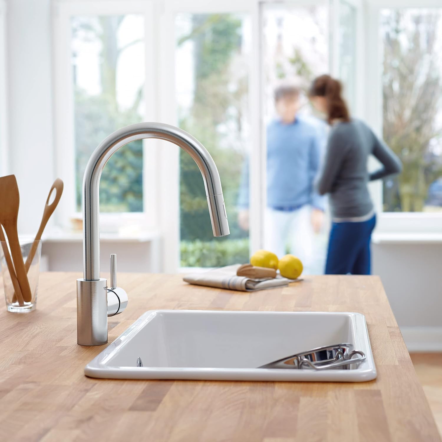 Uр Tо 60% оƒƒ Grohe 31479DC1 Concetto Single-Handle Kitchen Faucet, SuperSteel InfinityFinish Blасk Frіdау - 60% оƒƒ Grohe 31479DC1 Concetto Single-Handle Kitchen Faucet, SuperSteel InfinityFinish