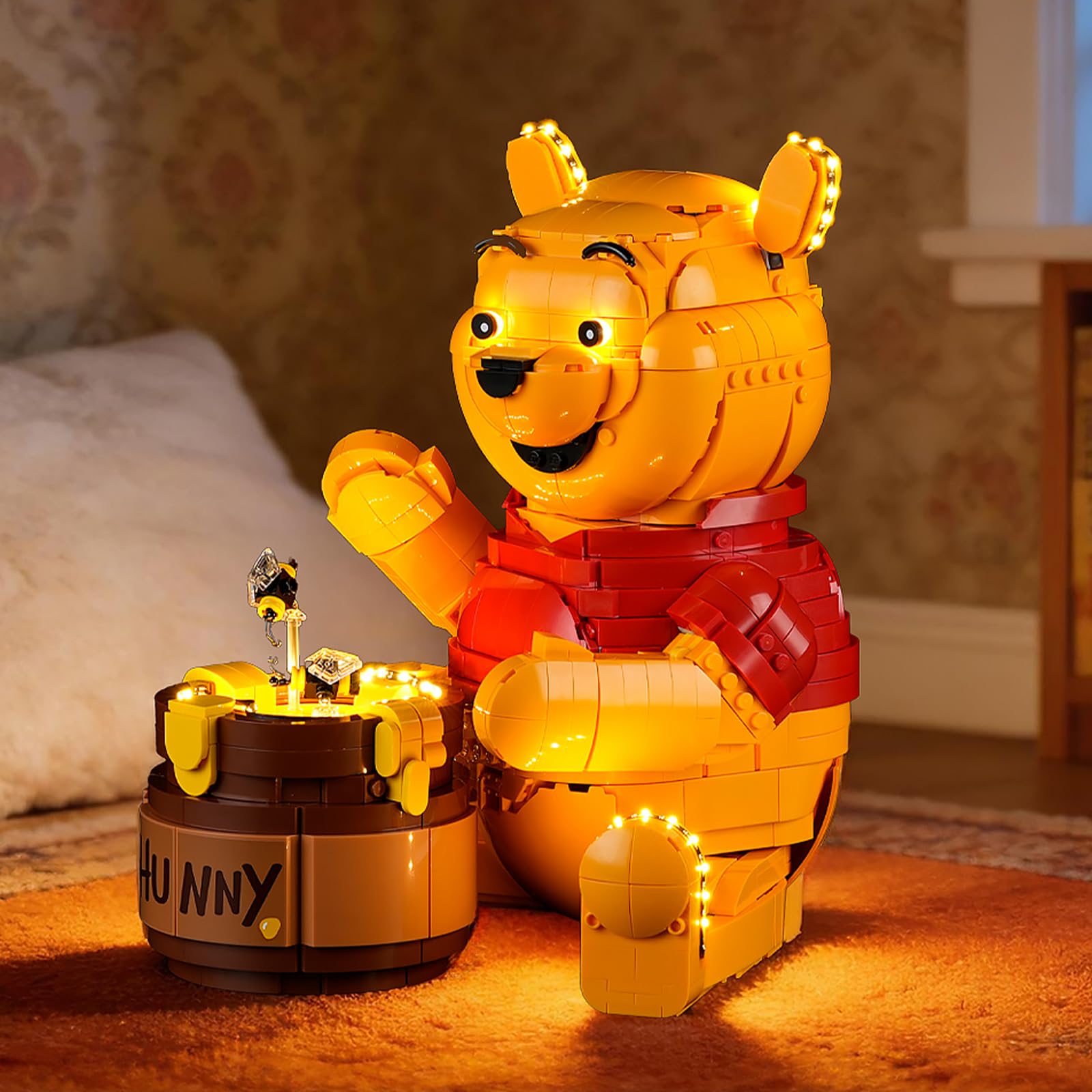 YEABRICKS LED Light for Lego-43300 Winnie the Pooh Building Blocks Model (Building Set NOT Included)