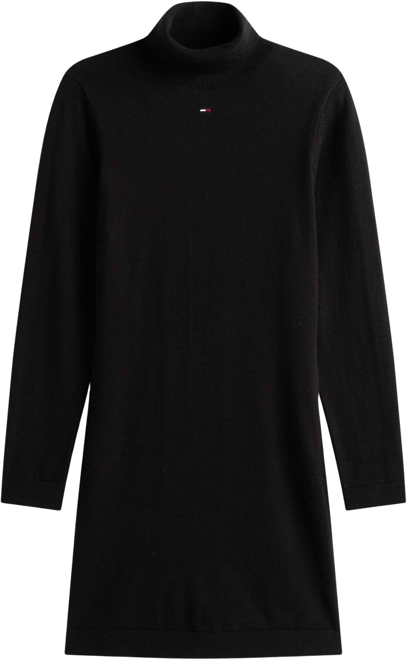 Tommy Jeans Tjw ESS Turtleneck Sweater Dress Dw0dw21958 Vestido Tipo suéter Mujer (Pack de 1)