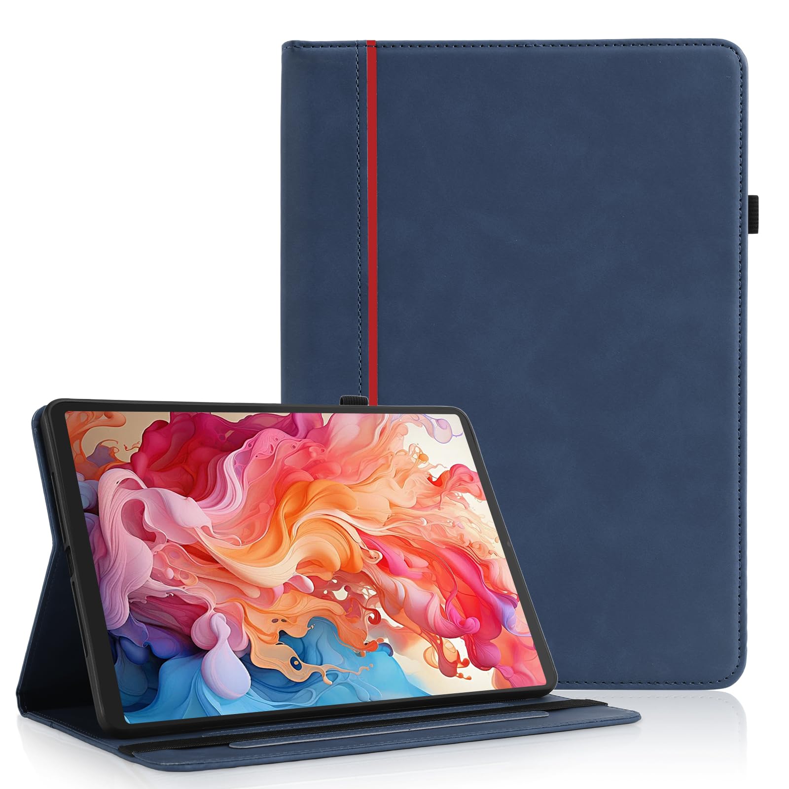 Bighan Custodia Smart Folio Per Lenovo Idea Tab 11 – Supporto Trifold, Pelle PU E PC, Protezione Antiurto (Blu)