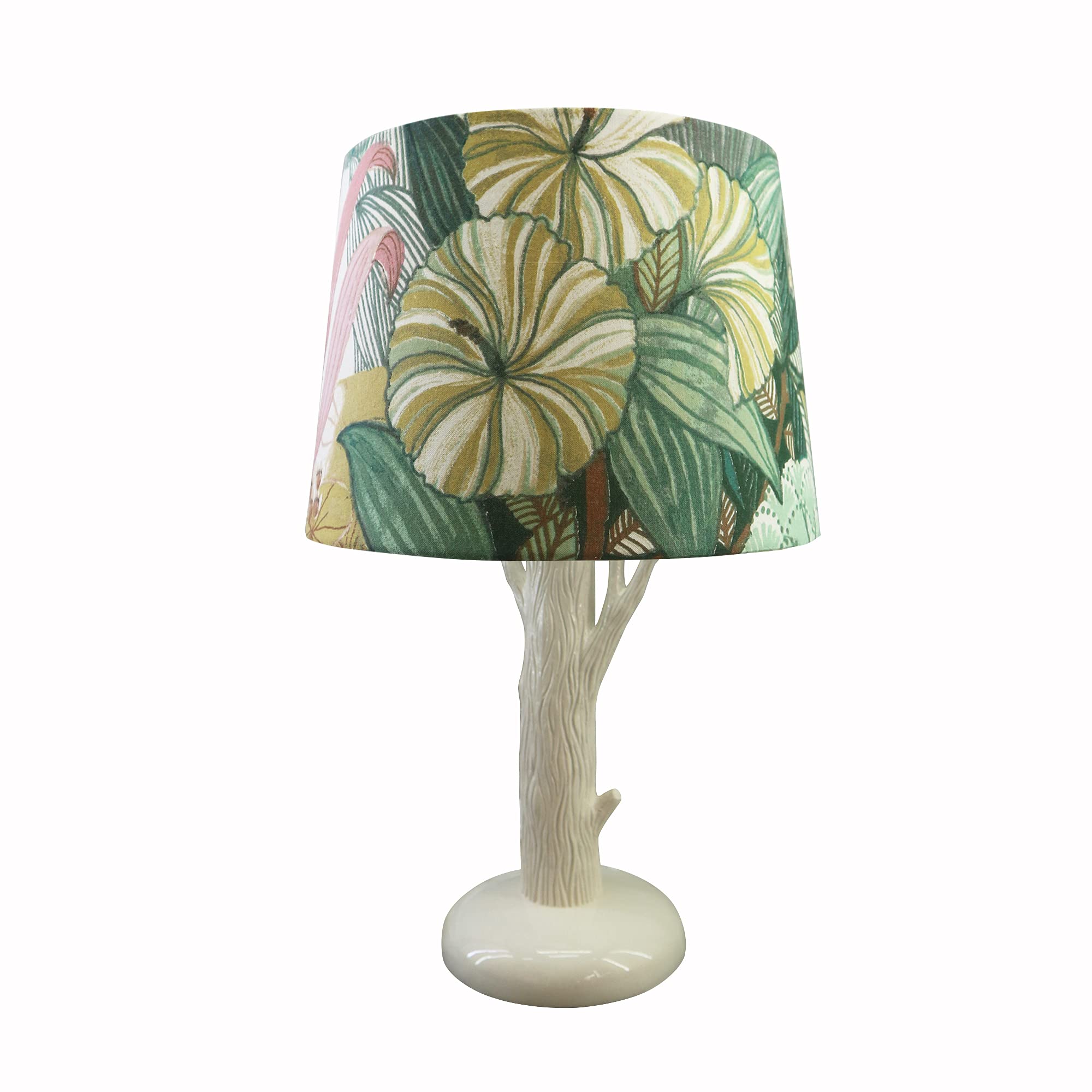 Levtex BabyToddler - Ashika Table Lamp and Shade - Jungle Plants - Nursery Accessories - Measurements: 22 in. high and 6 in. Diameter