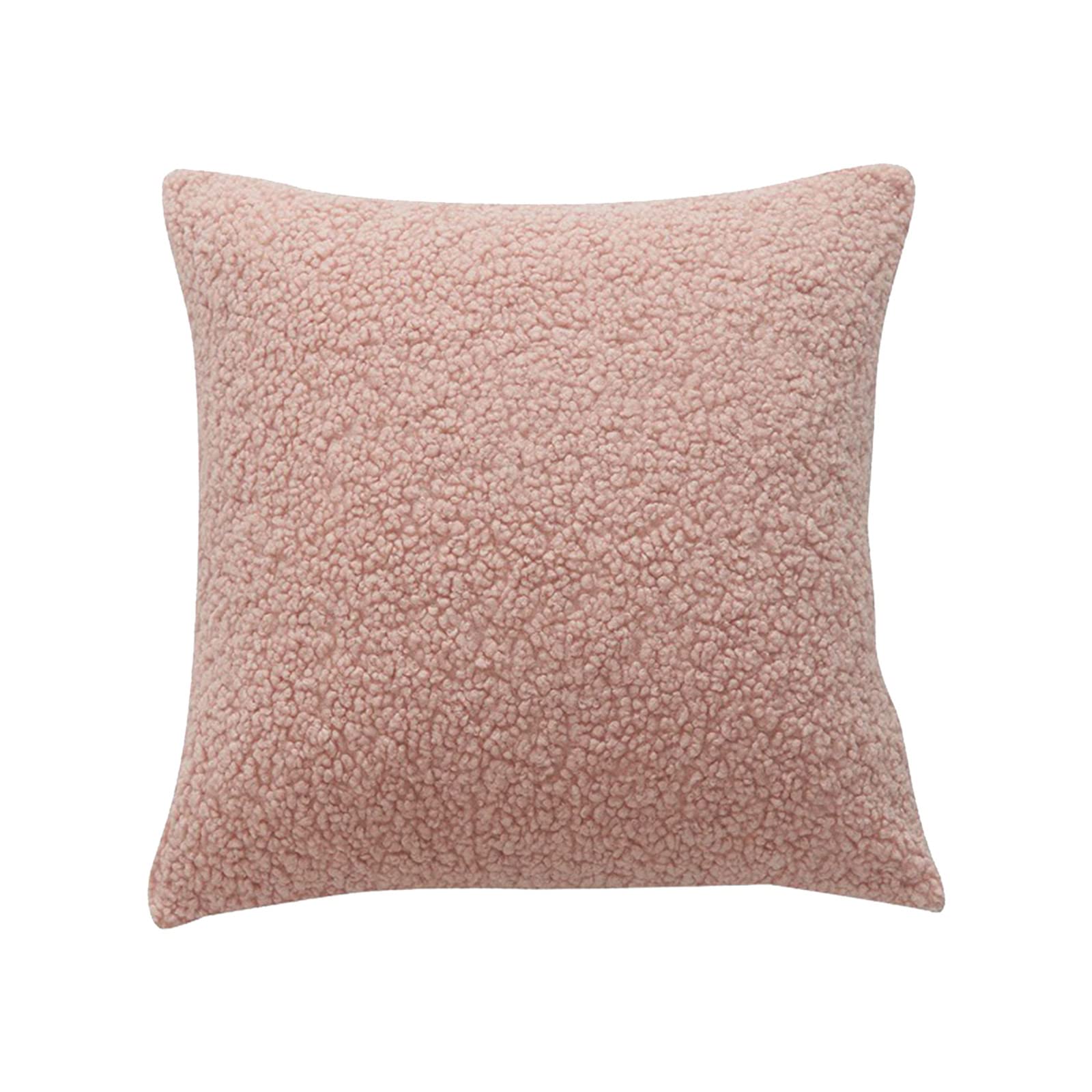 MHADBKH Fleece Pillow Cover 45x45cm Square Throw Pillow Cover Cushion Covers for Bedroom Dormitory Bed Sofa Decoration