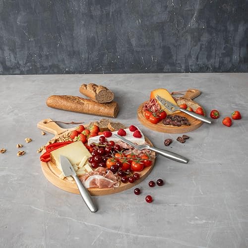 Miniatura 2 de BOSKA 357615 Copenhagen - Juego de cuchillos, 3 piezas., Juego de cuchillos de 3 piezas para todos los tipos de queso, Acero