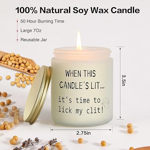 Miniatura 8 de AWDK Regalos para hombres, regalos para novio, parejas, marido, cumpleaños, Navidad, regalos del día de San Valentín para hombres o mujeres, vela