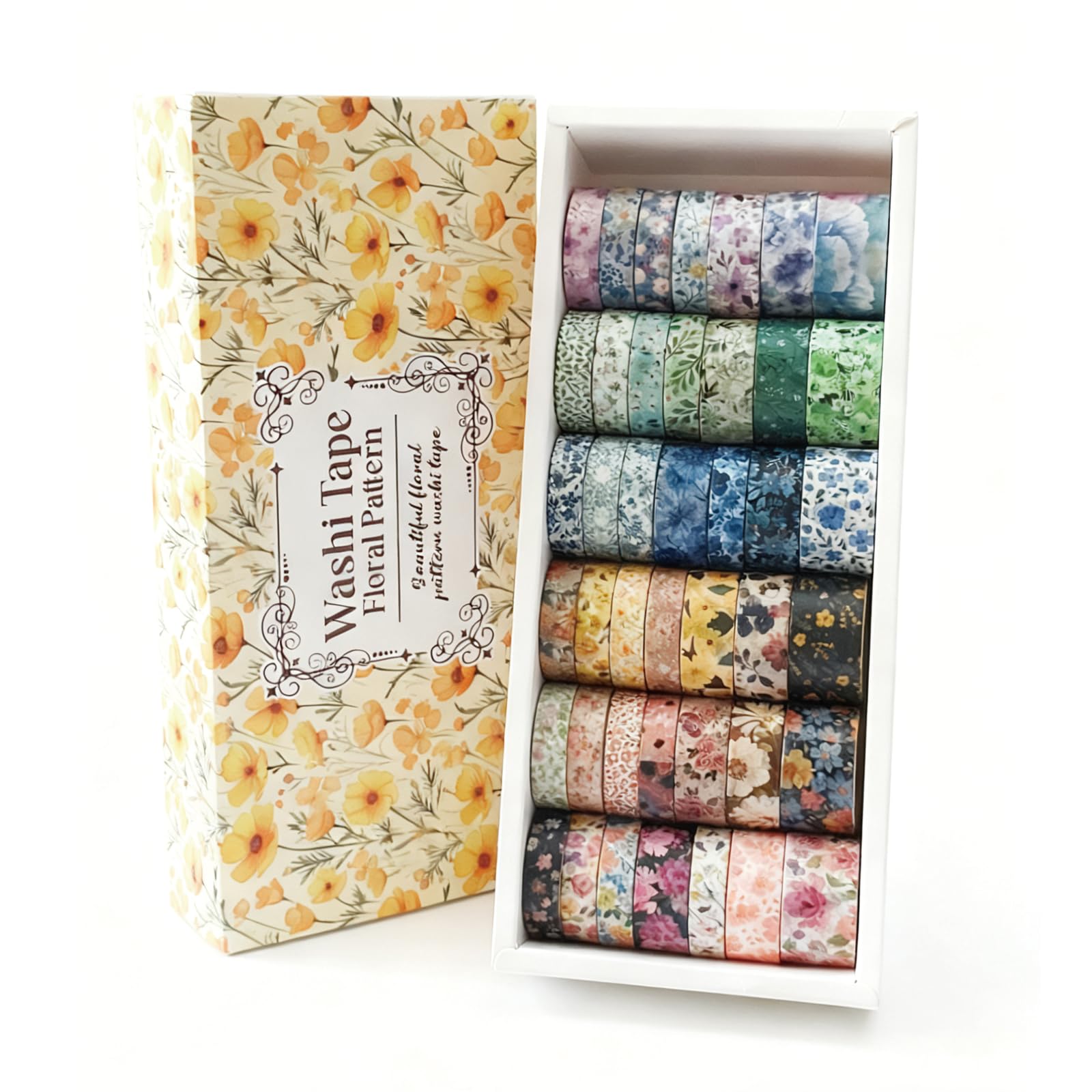 Bomichi Washi Tape Set - 42 Rolls Pink Bows -10