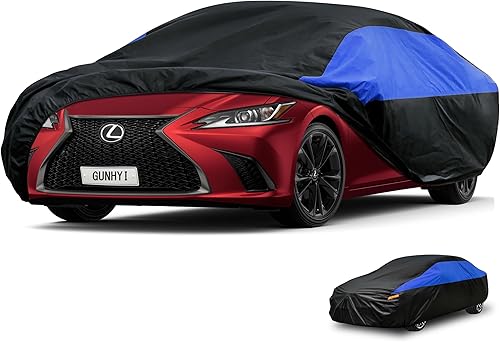 Miniatura 106 de Funda para automóvil Nissan Rogue impermeable para todo tipo de clima, cubierta exterior completa ligera para automóviles, exteriores, sol, UV, 08