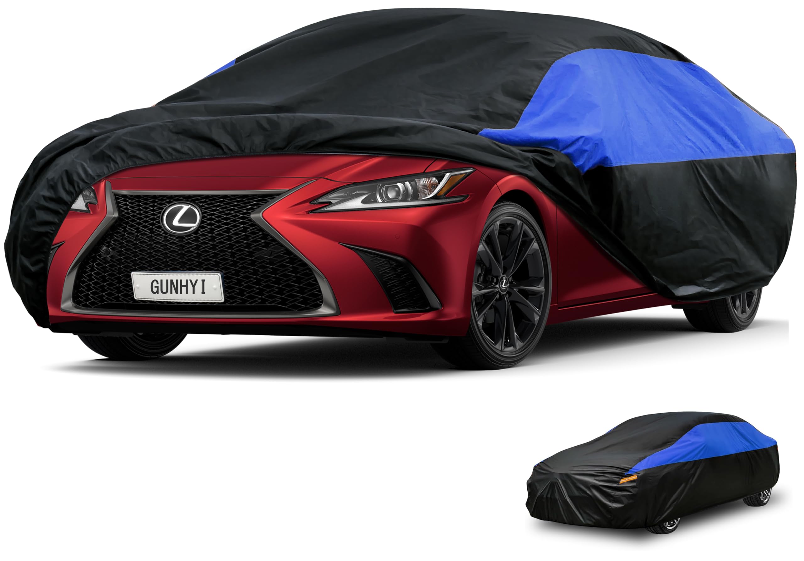 GUNHYI Lexus Car Cover Custom Fit Lexus ES ES300 ES330 ES350 ES300h (2012-2026) Waterproof All Weather, Lightweight Full Exterior Cover Outdoor Sun UV Rain Dust Snow Wind Protection.