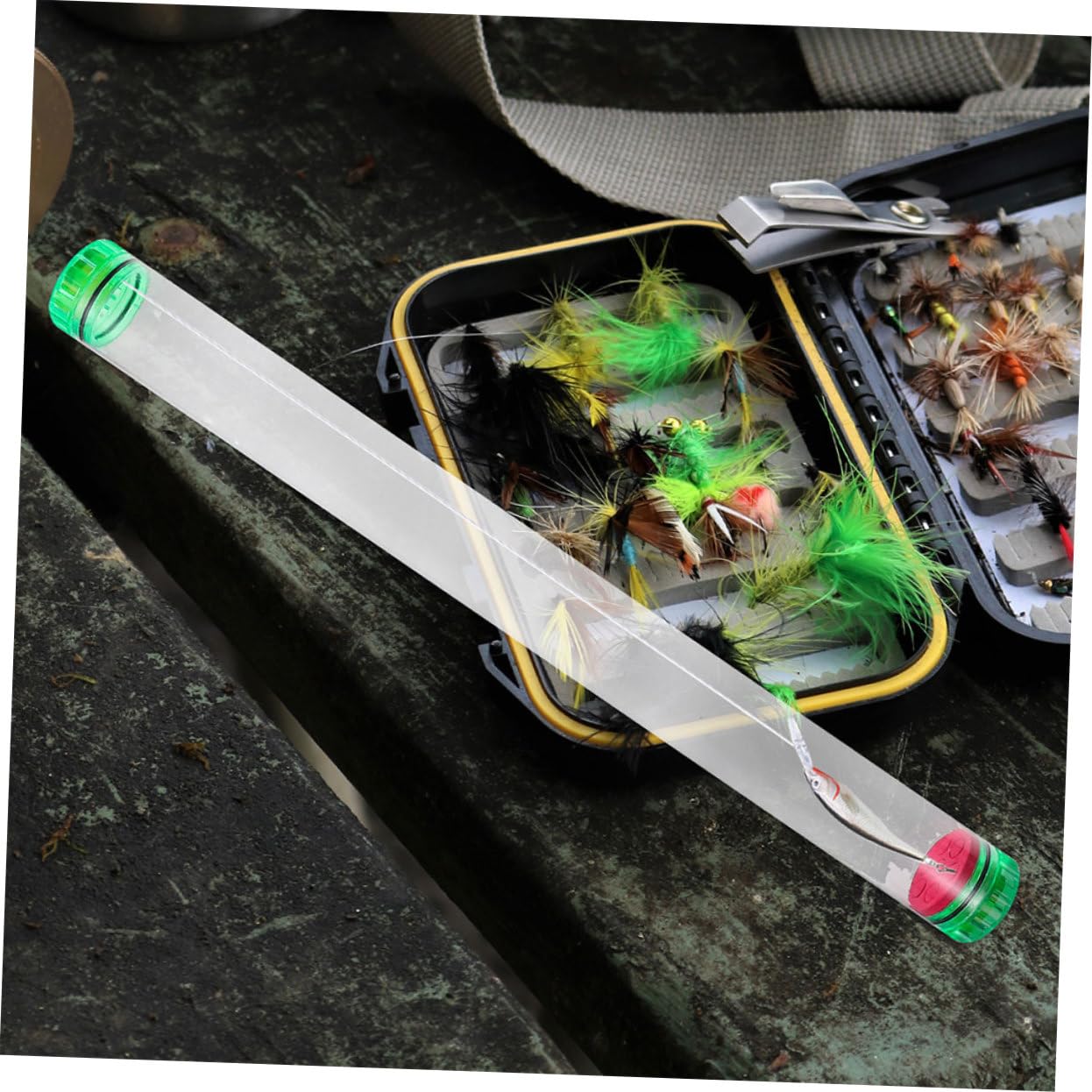 BIUDECO Transparent Fishing Float Tubes with Built-in Sponge Lightweight Portable Float Storage Tubes Fishing Bobber Organizer for River Accessories - Image 4