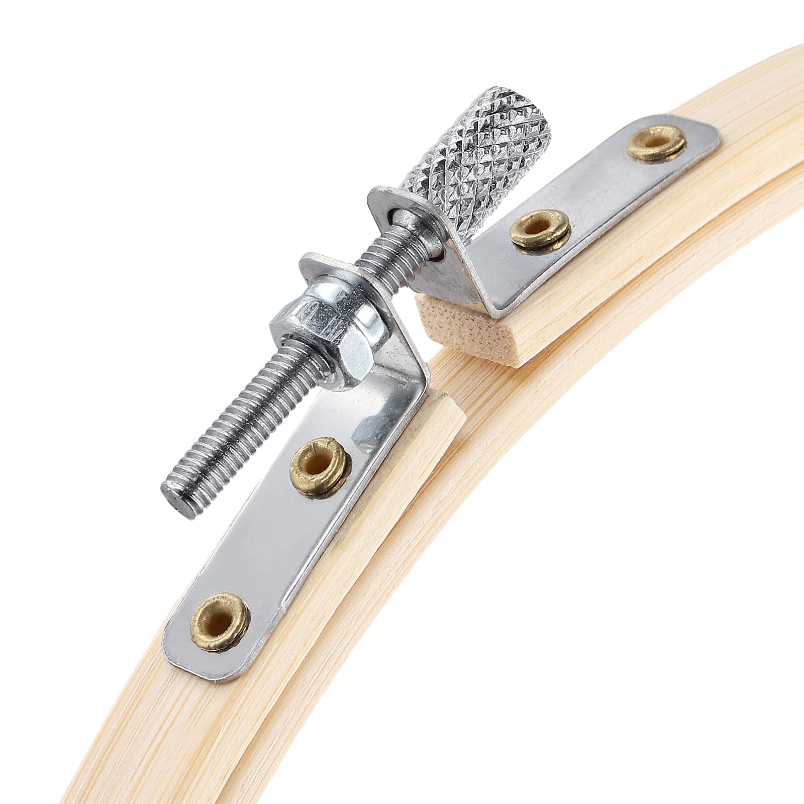 SINJEUN 20 bastidores de bordado de 13 cm, círculos de bambú, marco de punto de cruz de madera, redondo, pequeño, para manualidades, decoración