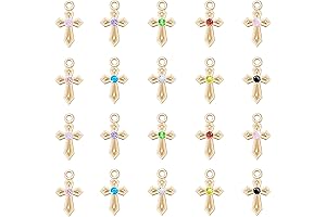100Pcs Catholic Charms for Bracelet