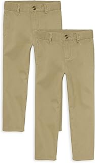 The Children's Place Stretch Relaxed Straight Chino Pants,multipacks