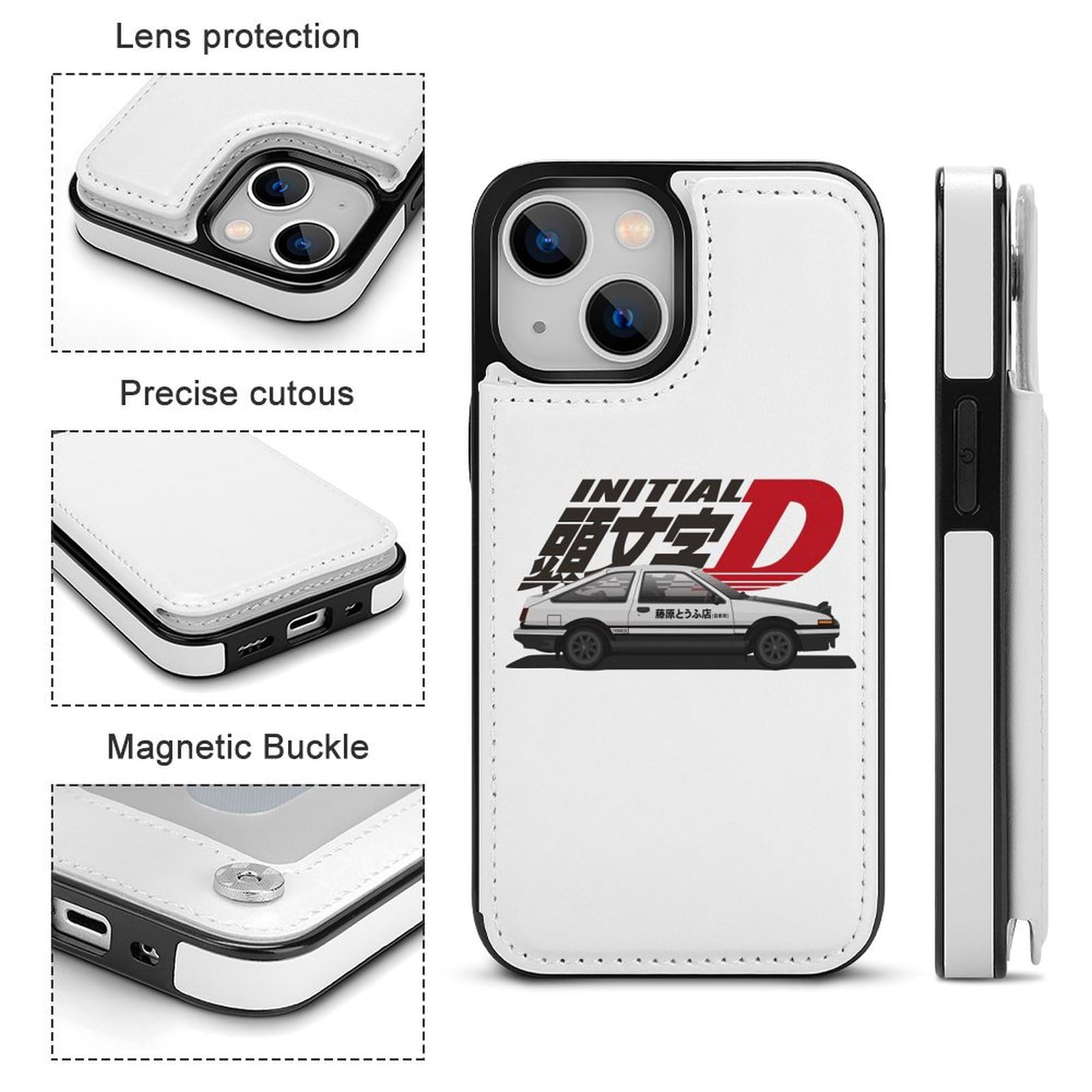 Amazon.co.jp: iPhoneXS Maxケース 手帳型 PUレザー 頭文字d