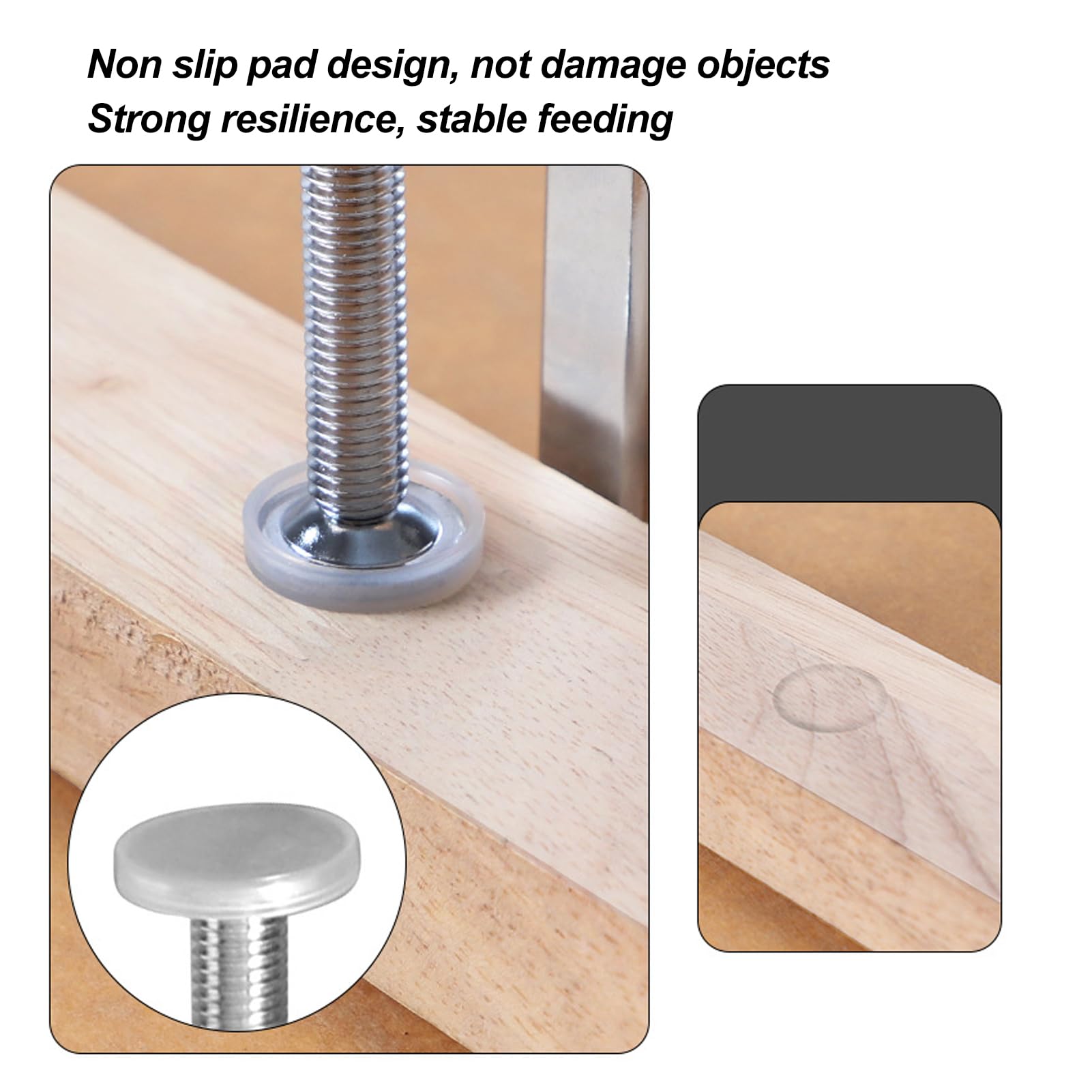 C Clamp, Heavy Duty Steel C Clamp Non Slip Quick Grip C Clamp Portable Industrial Strength C Clamp, Rugged Welding C Clamp for Woodworking, Welding, Building, Automotive Repair