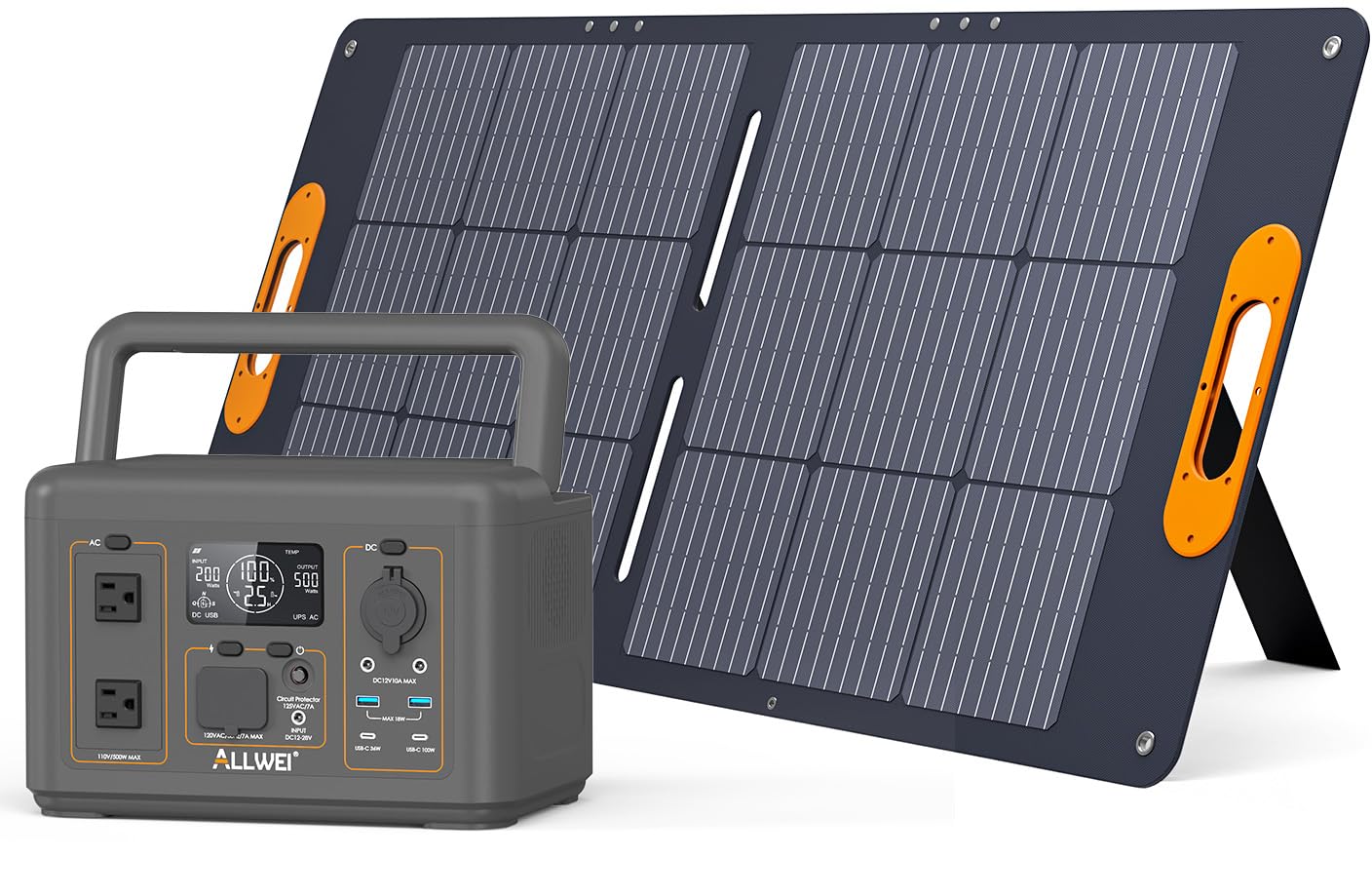500W+100W Solar Panel