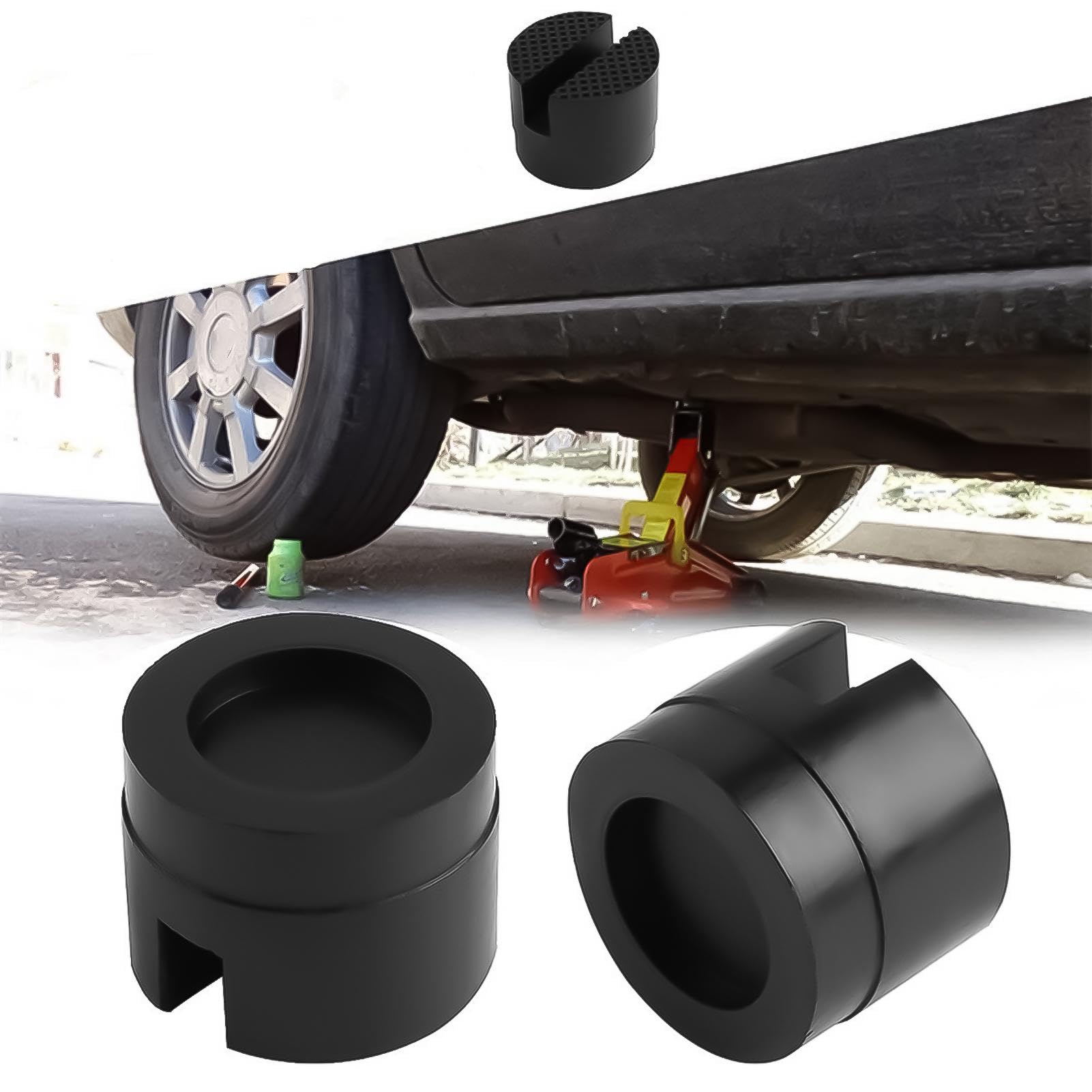 Adattatore In Gomma Per Martinetto Auto – Cricchetto Con Fessura Per Telaio – Moqwzswwdp