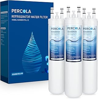 PERCOLA ULTRAWF PureSource Ultra Water Filter, Compatible with Kenmore 9999, Kenmore 46-9999, 242017800, 242017801, PS2364646, A0094E28261 (3 Pack)