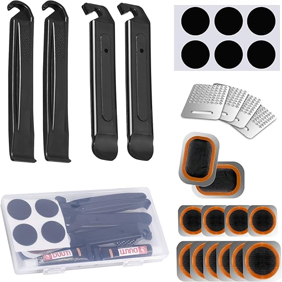 TAGVO Bike Tyre Repair Kits, SelfAdhesive Bike Puncture Repair Patches