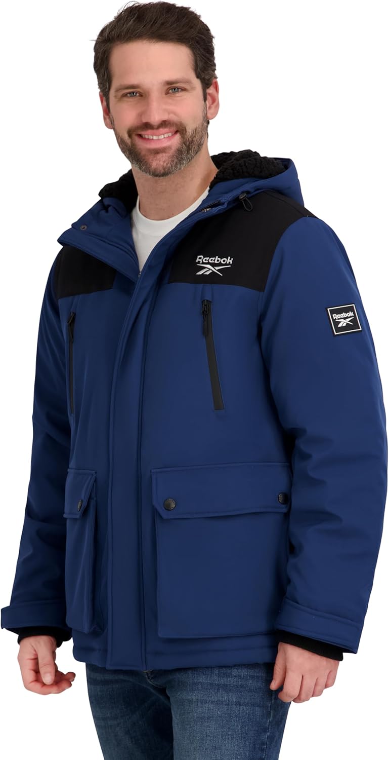 Reebok mens Insulated Softshell Winter Jacket