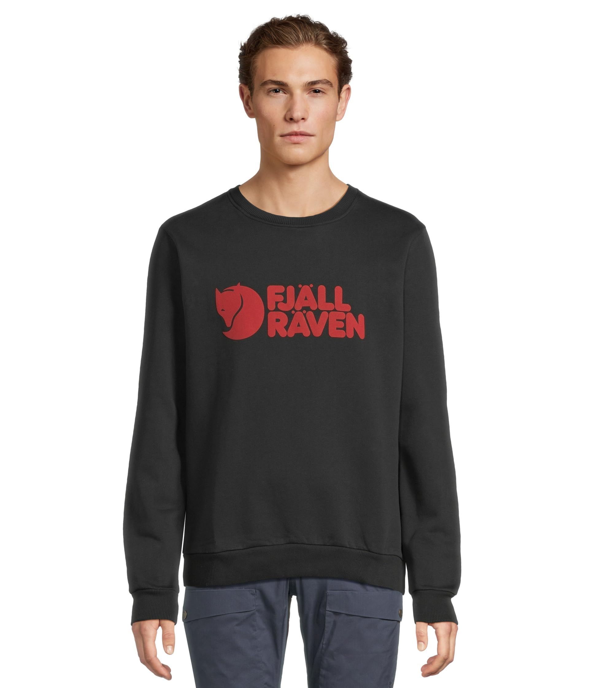 FJALLRAVEN 84142-550 Fjällräven Logo Sweater M Sweatshirt Men's Black Size XL