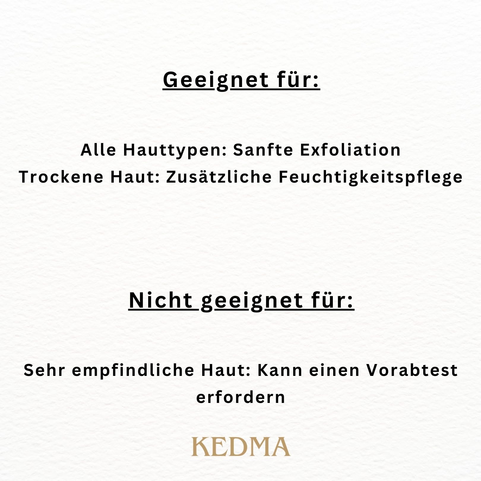 KEDMA - Exfolierende Gesichtsmaske mit natürlichen Ölen - 100g | Peelende Gesichtsmaske entfernt abgestorbene Hautzellen und Unreinheiten für ein glatteres, weicheres Hautgefühl.