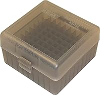 Vista 8 de MTM, caja para 100 municiones de fusil 17, 204, 223, 5.56 x 45, 6 x 47, Azul Claro
