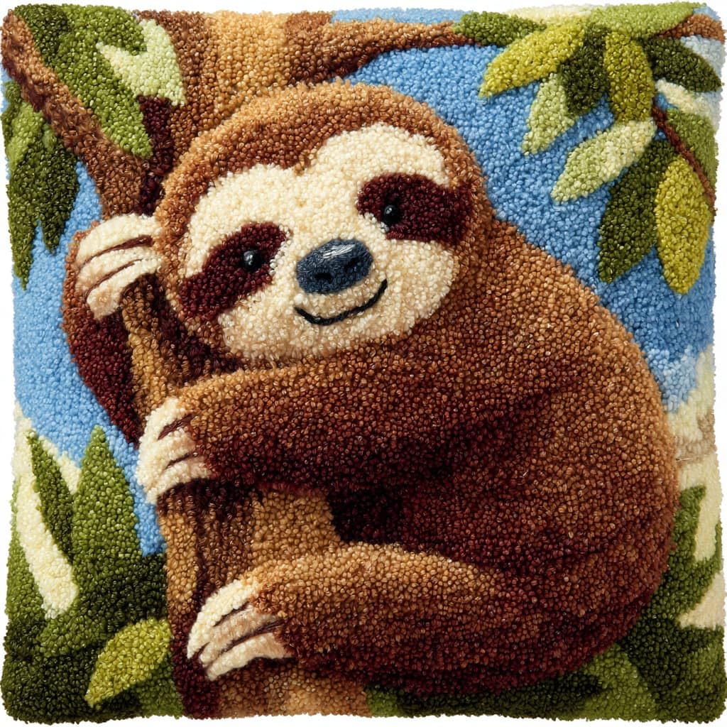 Henypt Latch Hook Kits for Beginners Sloth