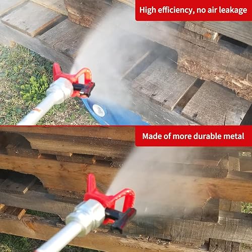 Miniatura 5 de Pistola pulverizadora de pintura sin aire de alta presión 3600 PSI, pulverizador con extensión de 12 pulgadas, boquilla 517