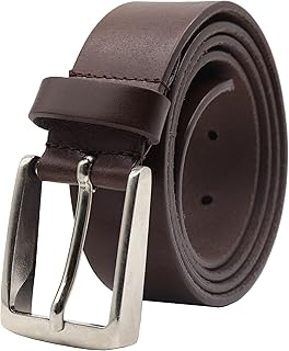 PELLE TORO Adventurer Leather Belt for Men, Handmade Men's Belt for Formal Work or Casual Jeans and Cowboy Styles