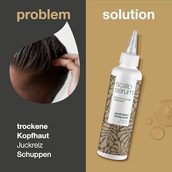 Kopfhautpflege Serum 150ml mit Teebaumöl by Australian Bodycare – Leave-In Pflege für Trockene Juckende Kopfhaut Anti-Schuppen Ideal bei Schuppenflechte Ekzemen & Neurodermitis