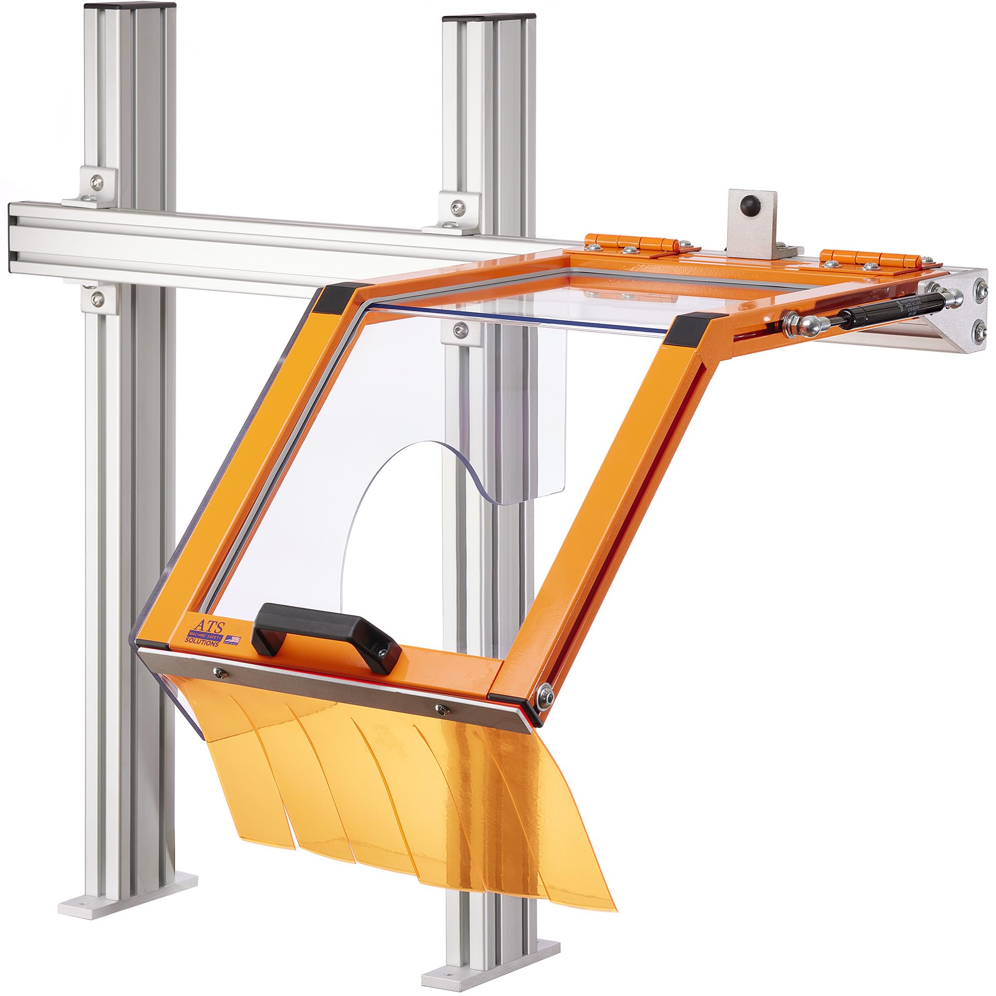 Hinged Lathe Guard for Hardinge HLV/Toolroom Lathes, 12” Wide, Standard Model, No Interlock. Part # LG-TR2 by ATS Machine Safety Solutions