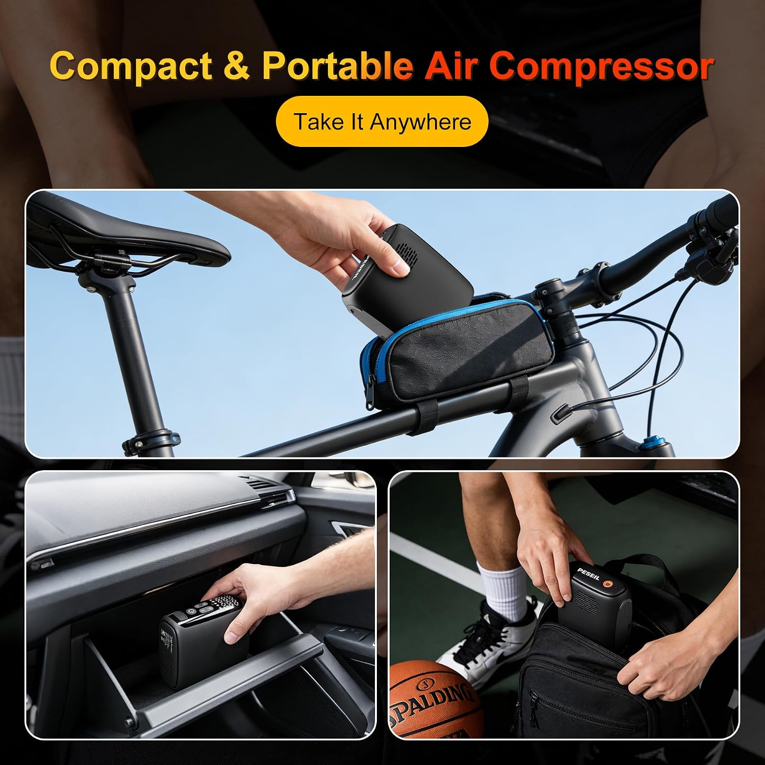 2026 Tire Inflator Portable Air Compressor [40L/min 200% Faster] Inflation