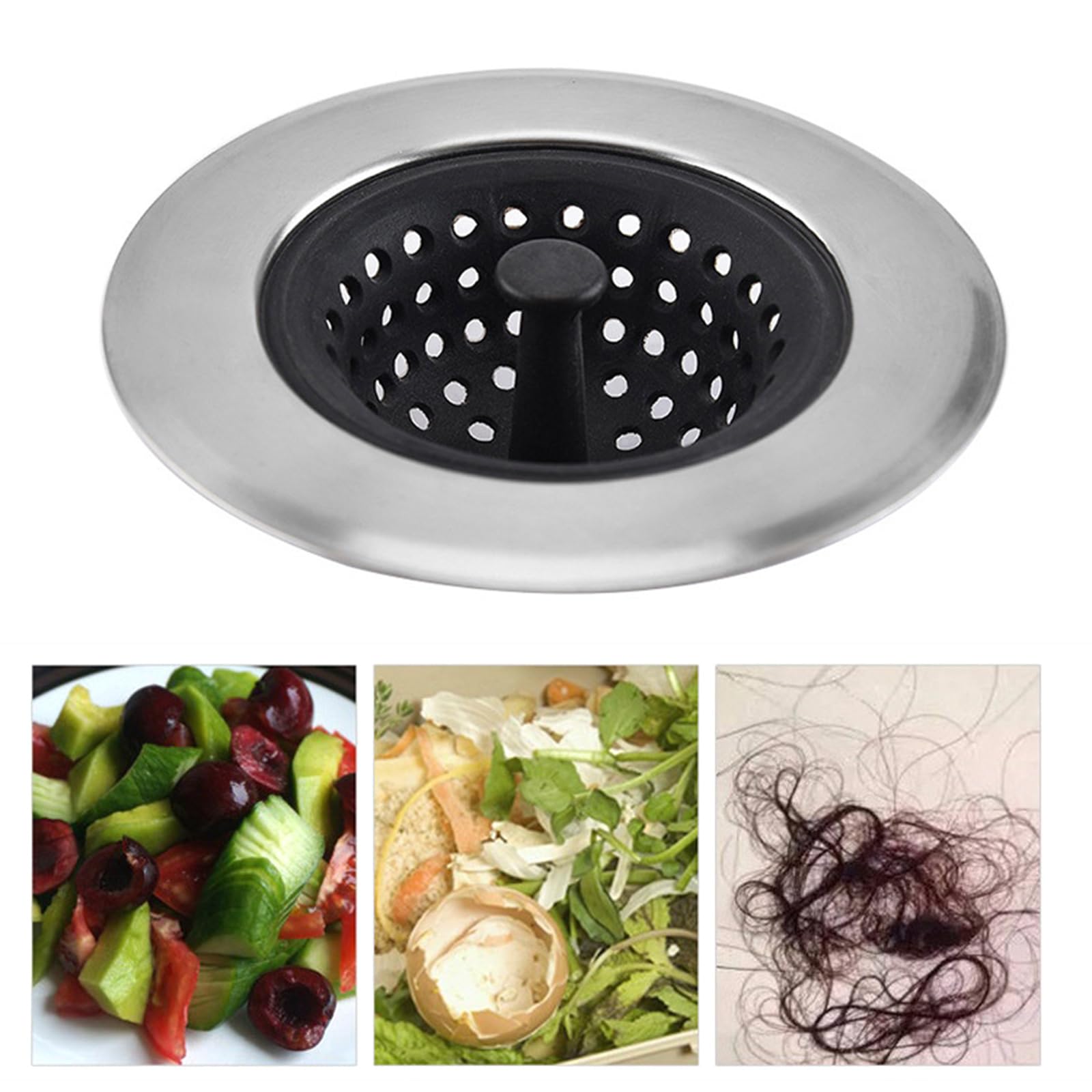 Good Grips Silicone Sink Strainer, Silvery - Image 3