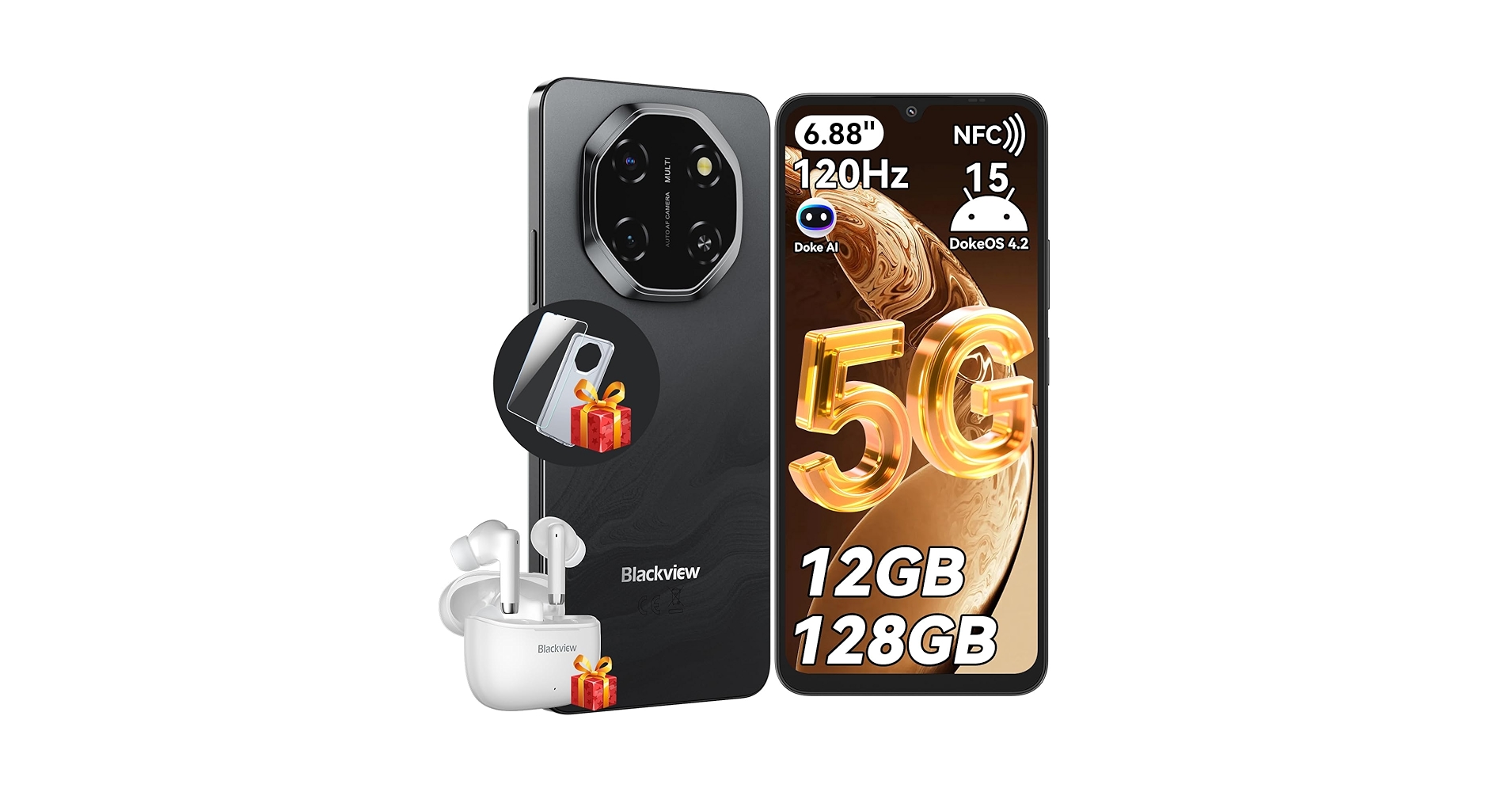 Blackview Shark6 SIMフリー スマホ 5G Android15 Amazon | Blackview Shark6 SIMフリー スマホ 5G対応 Android 15