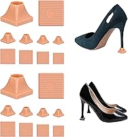 Vista 11 de Heel Protectors Heel Caps for High Heels Boot Heel Replacement for Women Walking on Grass Non-Slip Heel Covers