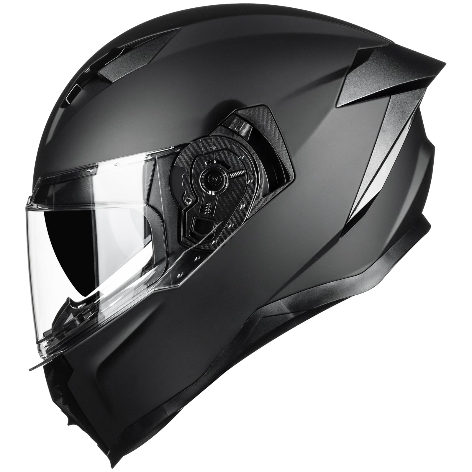 Dual Visor Full Face Motorcycle Helmet DOT Approved for Adults MF569 | Lightweight ABS/EPS, Front/Top/Rear Vents, Washable Removable Liner, Nose Guard, Quick-Release Buckle, Street Bike/Motorbike Global Recycled Standard Global Recycled Standard Global Recycled Standard